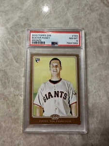 2010 Topps 206 Bronze Buster Posey #193 RC PSA 8 NM-MT San Francisco Giants Card - Bild 1 von 4