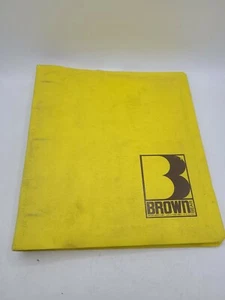 Brown Bear 4300 Backfiller Operator Maintenance Service Repair Parts Manual - Picture 1 of 6