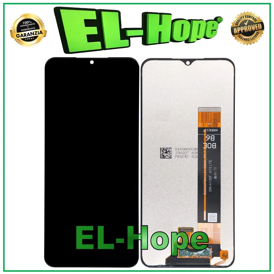 DISPLAY LCD + TOUCH SCREEN PER SAMSUNG GALAXY A13 4G 2022 SM-A137F VETRO SCHERMO - Immagine 1 di 1