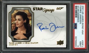 2020 2021 James Bond Villains & Henchmen Famke Janssen PSA 9 Star Signings Auto - Picture 1 of 3