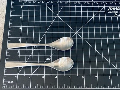 Pair WMF Five O'Clock Teaspoon Domus Stainless Spoons 5 1/8" - Image 1 of 3