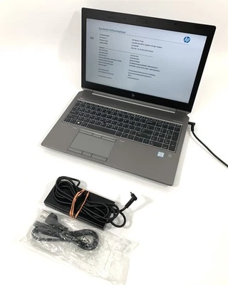 Portátil HP Zbook 15 G6 Xeon E-2286M 1TB SSD 32GB RAM T2000 - SIN SISTEMA OPERATIVO NI BATERÍA Foto 1 de 4