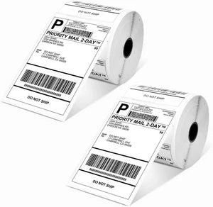 4x6 Thermal Shipping Label, Shipping Address Labels (2 Rolls of 500 4x6 Roll ... - Picture 1 of 8