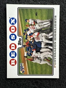 BOSTON RED SOX TEAM CARD #234 2008 Topps Baseball QTY - Picture 1 of 2
