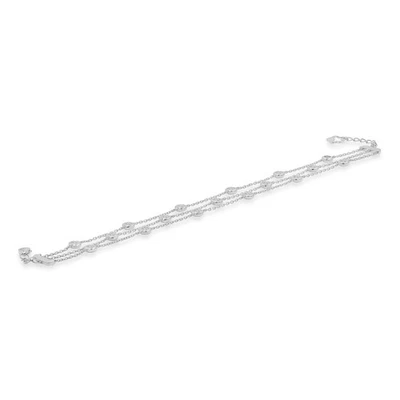 1.74 CT Round VS1 D Lab Created Diamond Bracelet 14K White Gold - Image 1 of 4