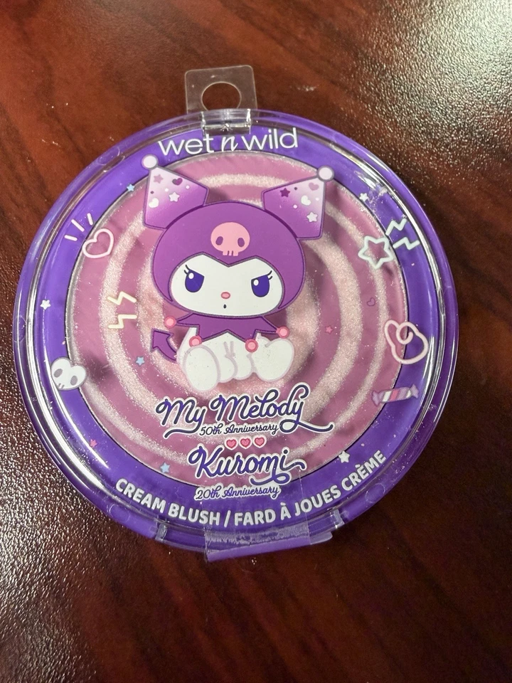 Rubor Crema Wet n Wild x Sanrio My Melody Kuromi - Edición Limitada - Nuevo Foto 1 de 1