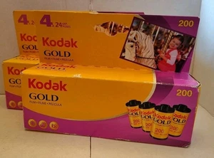 Kodak Gold 200 Color print 35 mm Film 8 rolls X 24 Exp Each Expired 20l3 &2014 - Picture 1 of 7