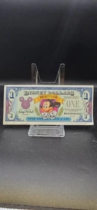 1993 Disney Dollars $1 MICKEY'S 65TH ANNIVERSARY Series D - Picture 1 of 2