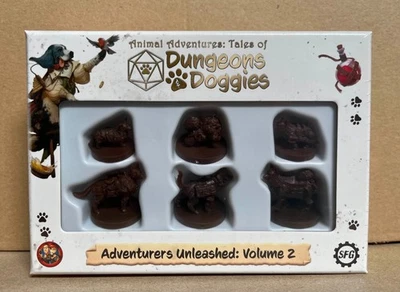 Animal Adventures: Dungeons & Doggies Vol 2 Miniatures - D&D Pathfinder SEALED - Image 1 of 4