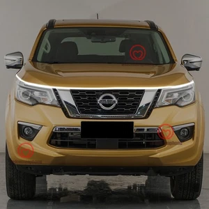 Front Grille Trim LED Hood Strip Lights DRL Decorative Lamps For   Nissan Terra - Picture 1 of 11