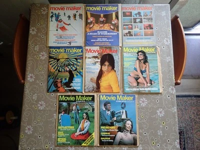 1978 Lot 8 Issues Movie Maker Magazine UK 16mm 8mm Super 8 Satariano & More Foto 1 de 4