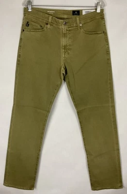 Jeans AG ADRIANO GOLDSCHMIED Verde THE GRADUATE TAILD Talla 32x32 Nuevos sin Etiquetas Foto 1 de 4