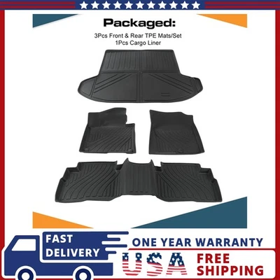 Floor Mats For 2023 2024 2025 Kia Sportage 4PCS NEW TPE 3D All Tflrmhrxewxlijnme - Image 1 of 4