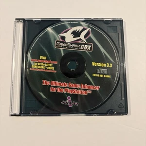 GameShark CDX Video Game Enhancer Sony Playstation 1 PS1 Version 3.3 Disc Only - Picture 1 of 3