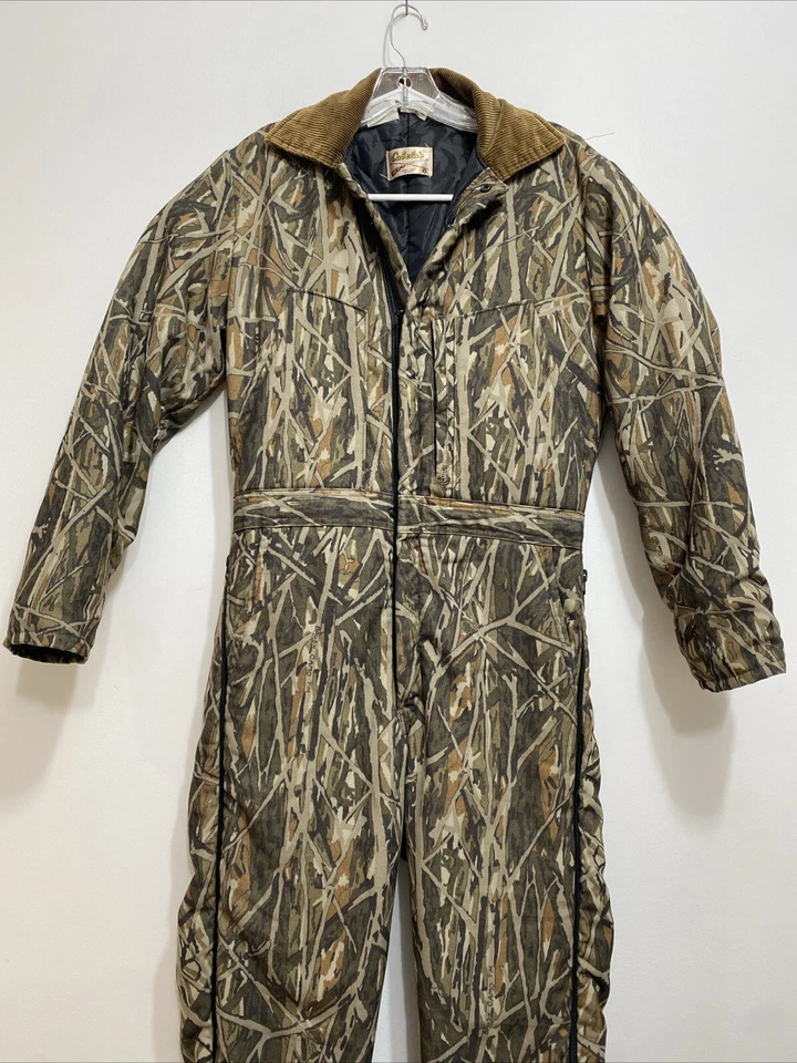 Mono Cabelas DE COLECCIÓN Talla Pequeña Reg Caza Pesca Mono Hombre’s Cepillo Camuflaje Foto 1 de 4