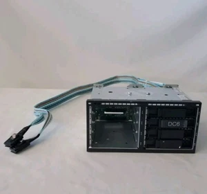 HP 670943-001 DL380p DL385p 8-Bay SFF SAS Hard Drive Cage w/ Backplane, Cables 2 - Picture 1 of 8