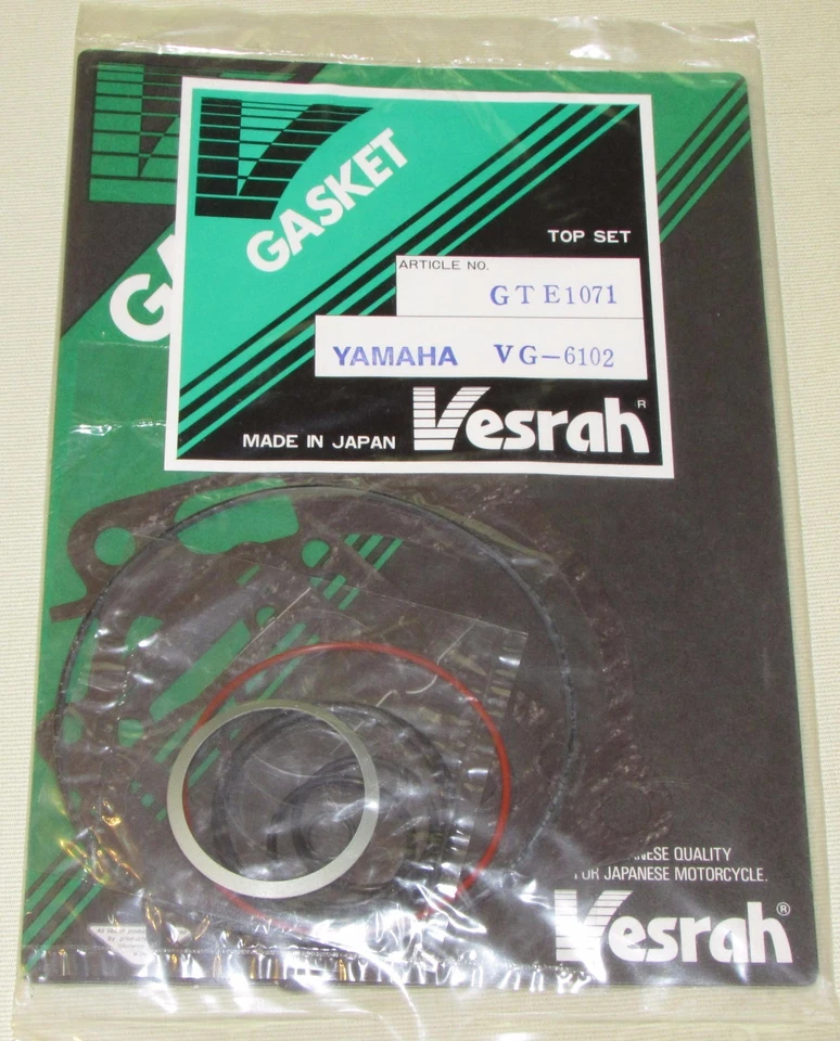 Juego de juntas de extremo superior de 12 piezas Vesrah VG-6102 para Yamaha YZ125 Competition 1992 Foto 1 de 1