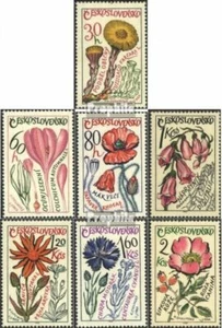 Cecoslovacchia 1583-1589 (completa Edizione) nuovo linguellato 1965 Fiori - Foto 1 di 1