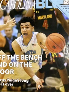 North Carolina UNC Tar Heels Magazine Blue 2016 Paige Rome Drennon - Picture 1 of 24