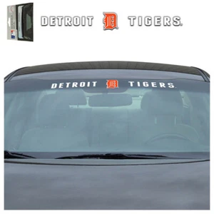 New MLB Detroit Tigers Car Truck Suv Windshield Vinyl Decal - Picture 1 of 1