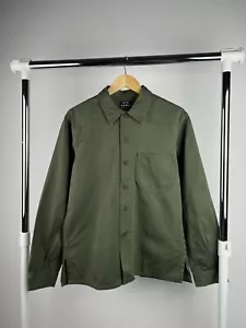 Old Town Clothing Rare Men's Made in England Green Work Shirt 40 Size - Picture 1 of 10