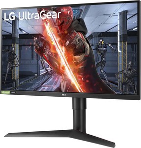 LG 27GL83A-B 27 Inch Ultragear QHD IPS 1ms NVIDIA G-SYNC Compatible Gaming Monit