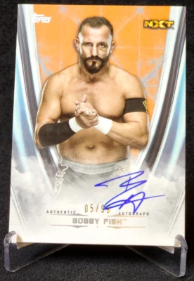 2020 Topps WWE Undisputed Bobby Fish On Card Auto Autograph Signed /99 - Image 1 of 2