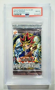 Yu-Gi-Oh Metal Raiders 1° Edizione Psa 8 Foil Pack Sigillato - Foto 1 di 1