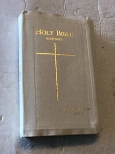 Holy Bible Peace Of Mind Catholic Edition NAB Illustrated -Very Good Condition - Imagen 1 de 19