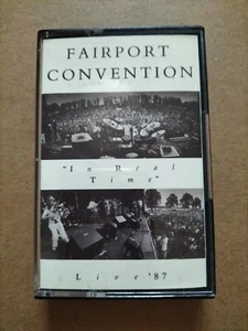 Fairport Convention - In Real Time Live original 1987 Island Records Cassette - Picture 1 of 4