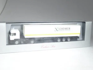(YG-21) Herpa Exclusiv MAN F90 Pritschensattelzug Schenker Eurocargo in OVP - Bild 1 von 1