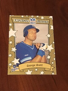 GEORGE BRETT 2002 Topps American Pie AMERICAN SLUGGERS insert GOLD parallel
