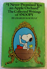 I Never Promised You An Apple Orchard Charles M. Schulz Snoopy 1976 HC/DJ