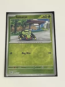 Pokemon Twilight Masquerade Spinarak 4/167 Parallel Common - Picture 1 of 1