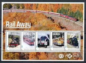 PERSOONLIJKE POSTZEGELS VELLETJE - RAIL AWAY (Lokomotieven) PP500 - Imagen 1 de 1