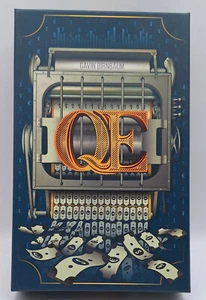 QE (A GAME OF QUANTITATIVE EASING) BRETTSPIEL, RELEASE 2017, KOMPLETT, OPEN BOX - Bild 1 von 3