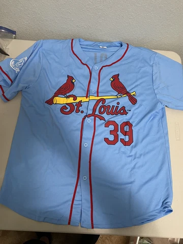 St Louis Cardinals Miles Mikolas SGA BLUE ADULT XL Jersey Cover