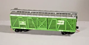 N Scale Burlington Northern BN 508590 Green Stock car - Picture 1 of 5