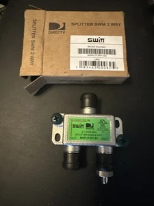 DirecTV 2 Way SWM Green Splitter MSPLIT2R0-01 SWiM 2Way MRV Wholehome DVR New - Picture 1 of 1
