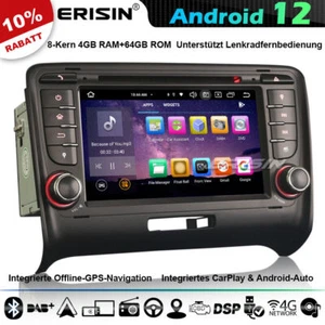 8-Kern 64GB Android 14 GPS Autoradio Navi für AUDI TT MK2 CD DAB+ CarPlay BT 5.0 - Bild 1 von 12