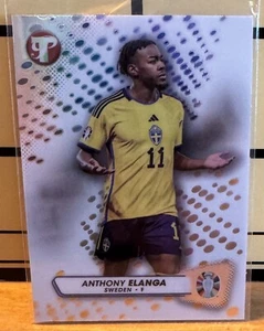 2023 Topps Pristine Road to UEFA Euro 2024 Pulsar Refractor Anthony Elanga #77 - Bild 1 von 2