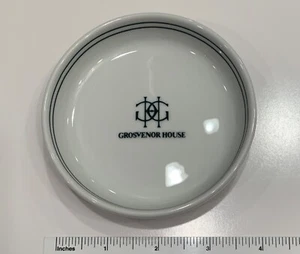 Vintage GROSVENOR HOUSE HOTEL Ashtray Trinket Dish 4" Porcelaine APILCO France - Picture 1 of 4
