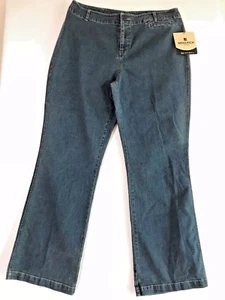 NWT WOOLRICH Women's Indigo Blue Denim Sz. 14 Jeans 36"x 31 1/2" - Picture 1 of 5