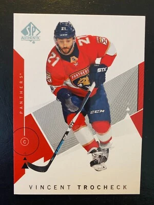Vincent Trocheck 2018-19 SP Authentic Upper Deck #17 Florida Panthers - Image 1 of 2
