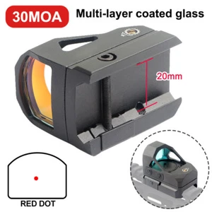 1X22 Shake Awake Red Dot Holographic Sight RMR 30 MOA Hunting Scope w/ 20mm Rail - Picture 1 of 12