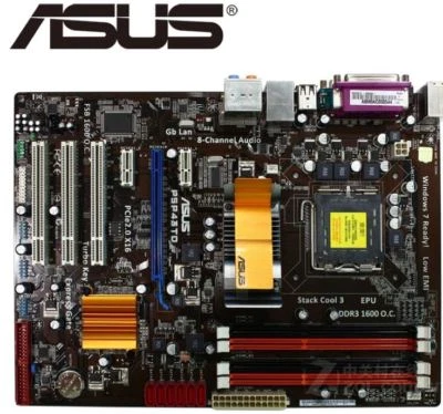 For Asus Intel Motherboard P5P43TD P43 Socket LGA 775 Mother board 16G BIOS - Image 1 of 4
