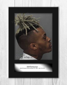 XXXTentacion 1 A4 signed mounted photograph picture poster with choice of frame - Picture 1 of 10