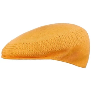 Kangol Original 504 Ventair Cap Flat Cap Orange Kumquat - Picture 1 of 5