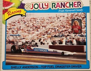 Shelly Anderson Jolly Rancher Top Fuel Dragster NHRA 8 x 10 handout - Picture 1 of 2