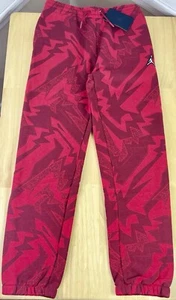 Jordan Essentials All Over Print Gym Red Pants 95B678-R78 - Boys Large - NWT - Picture 1 of 5